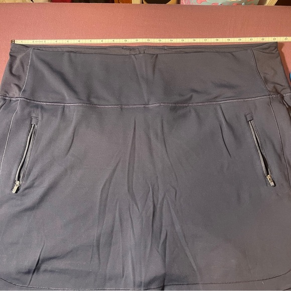 Athleta Fairway Golf Skort 18” in Navy Blue - Size 3x - EUC Pockets Shorts Skirt - Picture 5 of 12